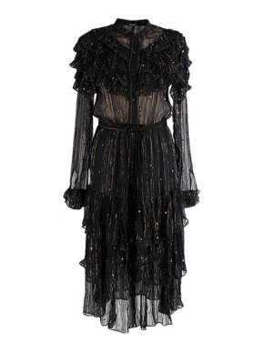 Dodo Bar Or black & gold tulle tiered dress