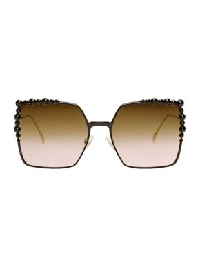 Fendi Black & gold cat-eye sunglasses