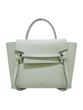 Celine Light green leather Micro Belt bag