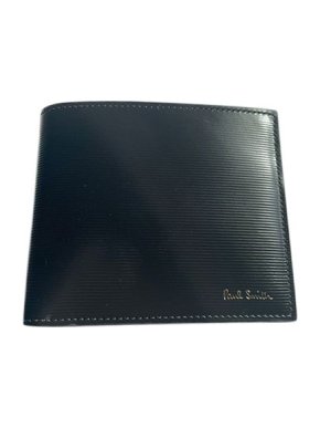 Paul Smith Black textured leather flap wallet