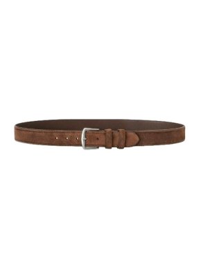 Loro Piana Cafe Nori Alsavel Belt Suede Calf Split
