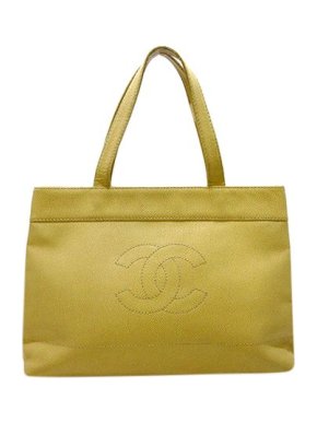 Chanel CC Caviar Leather Tote Bag