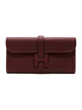 Hermes Rouge Grenat Swift leather Jige Elan Verso 29