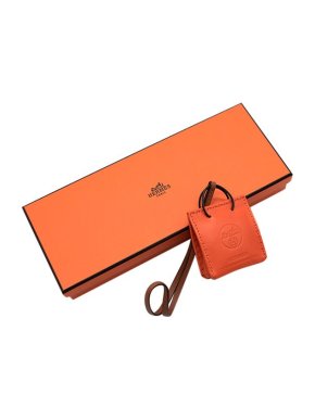 Hermes Orange Bag Charm
