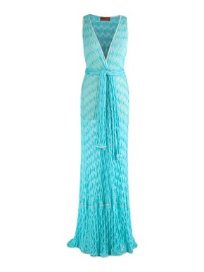 Missoni Mare turquoise longline wrap & scarf