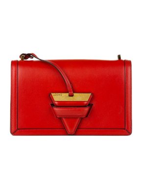 Loewe Red leather Barcelona bag