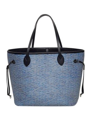 Louis Vuitton Denim Epi leather Neverfull MM tote bag