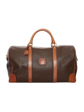 Celine Vintage Macadam PVC travel bag