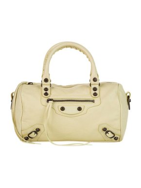Balenciaga Cream leather Motocross Classic Twiggy bag