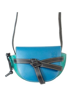 Loewe Blue & green leather Gate crossbody bag