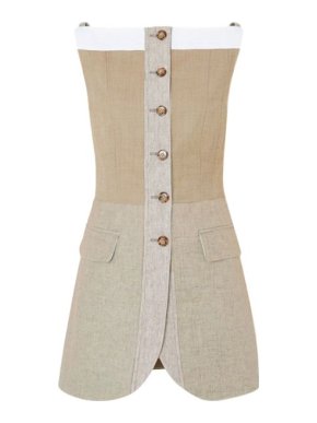 Burberry Pecan Melange Wool & Cashmere Waistcoat