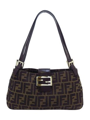 Fendi Vintage brown Zucca canvas bag