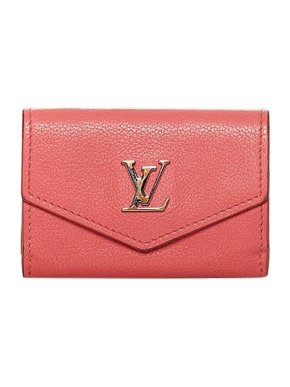 Louis Vuitton Peach Taurillon leather compact wallet