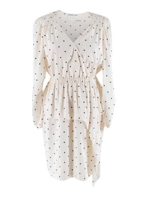 Designers, Remix Charlotte Eskildsen Cream Square Print Dress