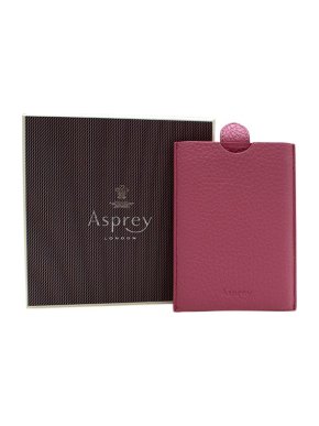 Asprey Pink Leather Travel Mirror