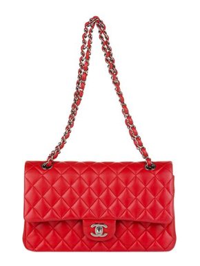 Chanel Classic Small Lambskin Leather Single Flap Bag