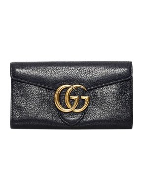 Gucci GG Marmont Leather Long Wallet