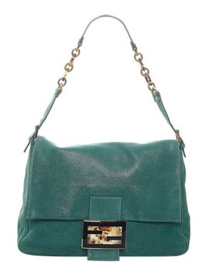 Fendi Nubuck Mamma Forever Shoulder Bag