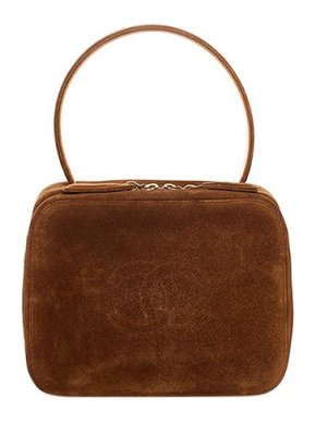 Chanel CC Suede Handbag