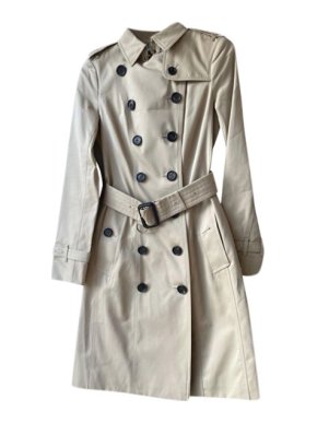 Burberry Honey Sandringham Trench Coat