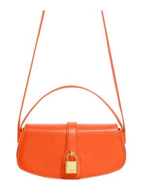Celine Tabou Orange Clutch on Strap