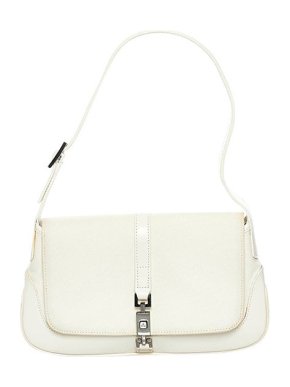 Gucci White canvas Jackie bag