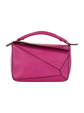 Loewe Pink leather Puzzle bag