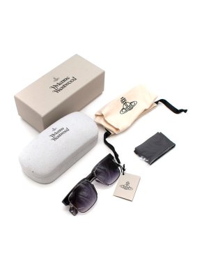 Vivienne Westwood Black acetate Marcello sunglasses