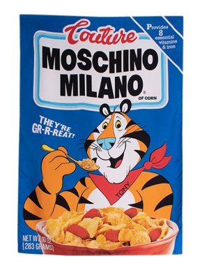 Moschino Couture Kellogg's Tony Silk Scarf