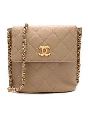 Chanel Beige Small Hobo Bag