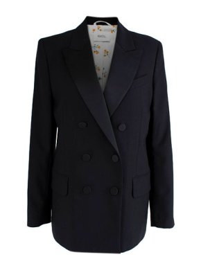 Racil Black Double Breasted Blazer