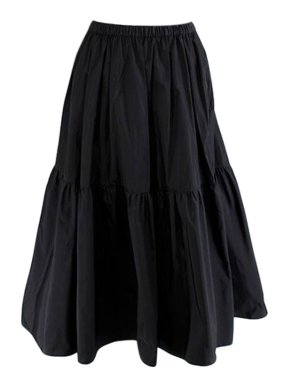 Stella McCartney Black Tiered Puff Skirt