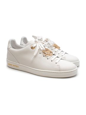 Louis Vuitton White leather Frontrow trainers