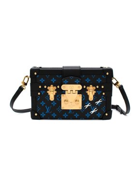 Louis Vuitton Blue Monogram Petite Malle