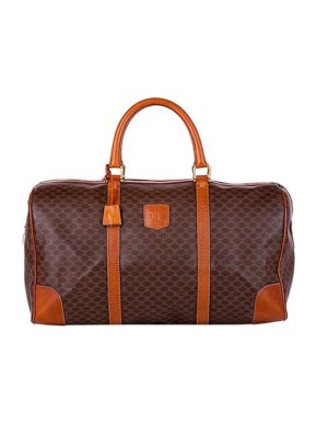 Celine Vintage Macadam PVC travel bag