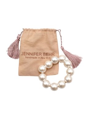 Jennifer Behr Faux-pearl Henley hair tie