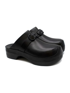Salvatore Ferragamo Gancini Ornament Clogs