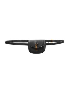 Saint Laurent Monogram Kaia Leather Belt Bag