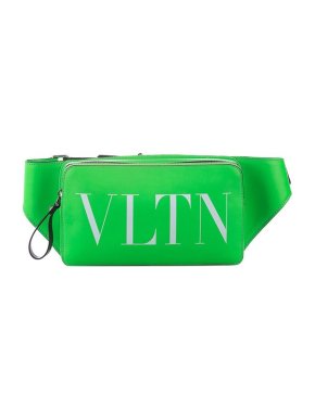 Valentino Garavani Green leather VTLN belt bag