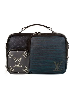 Louis Vuitton Monogram Eclipse canvas Messenger Multipocket bag