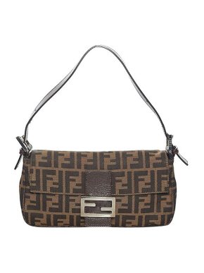 Fendi Zucca canvas Baguette