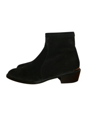 Louis Vuitton Black suede ankle boots