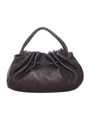 Bottega Veneta Brown leather ruched bag