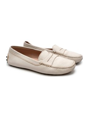 Cream Gommino Loafers