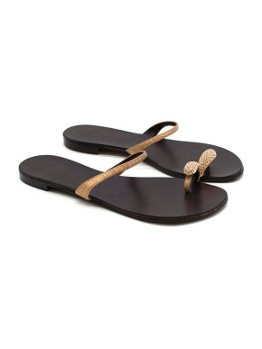 Giuseppe Zanotti Crystal Embellished Toe-Post Sandals