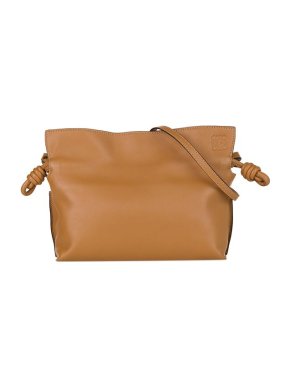 Loewe Tan leather Flamenco Knot crossbody bag