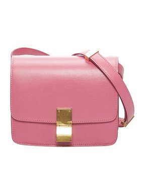 Celine Pink leather Small Classic Box Bag