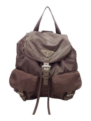 Prada Brown nylon Tessuto backpack