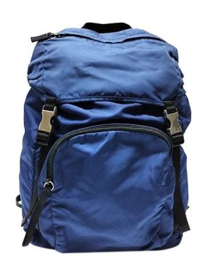 Prada Blue nylon Tessuto backpack