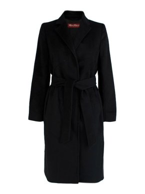 MaxMara Studio Single Breasted Cashmere Coat